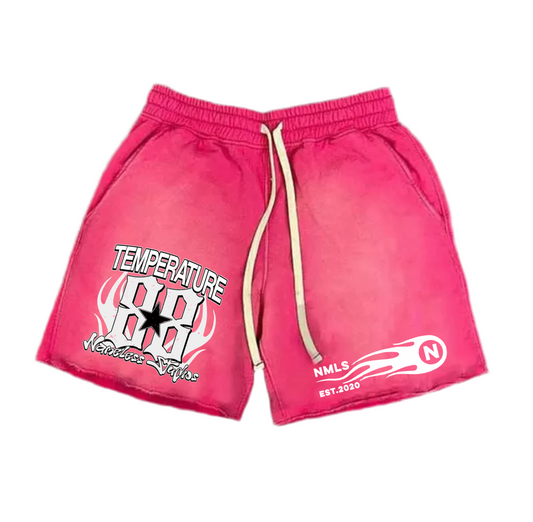 Pink Temperature Shorts