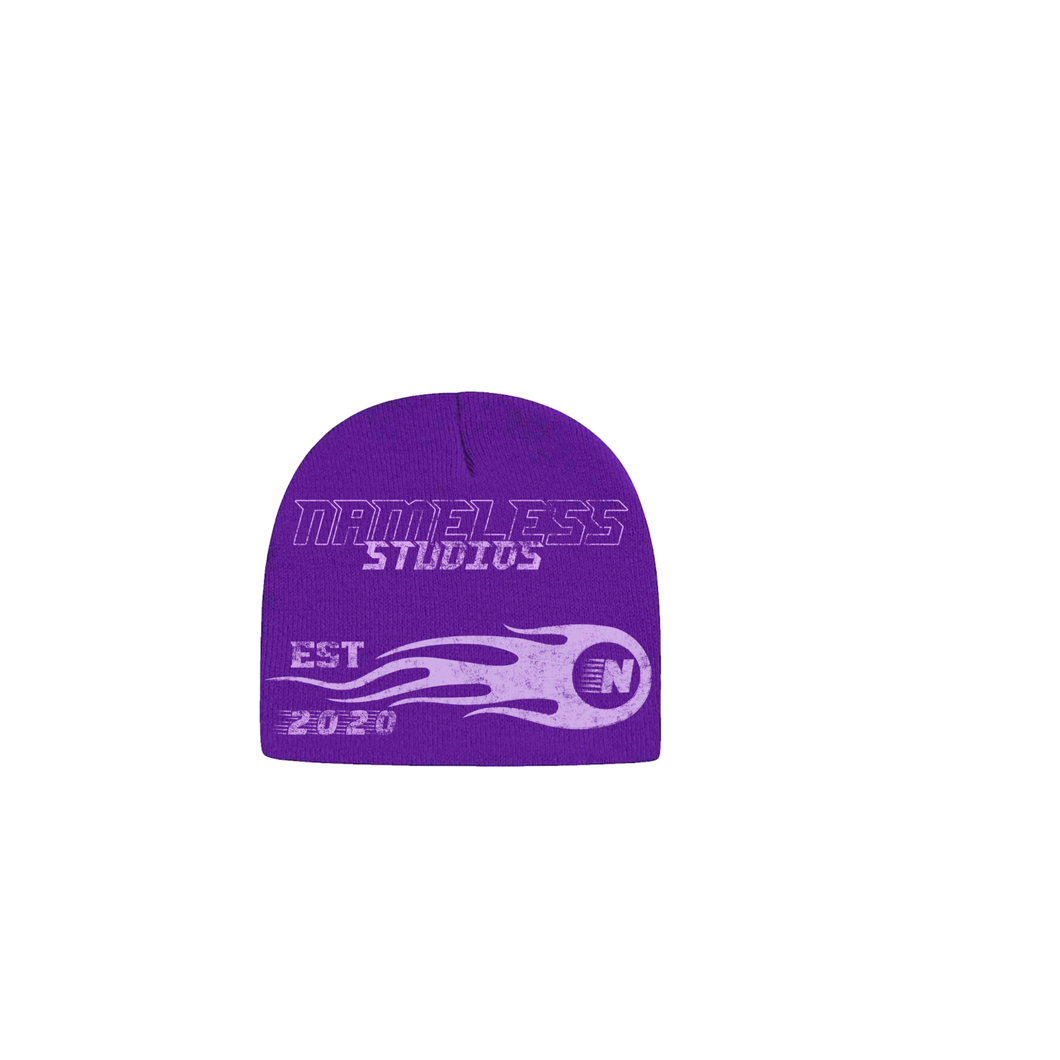 Purple Nameless Studios Beanie