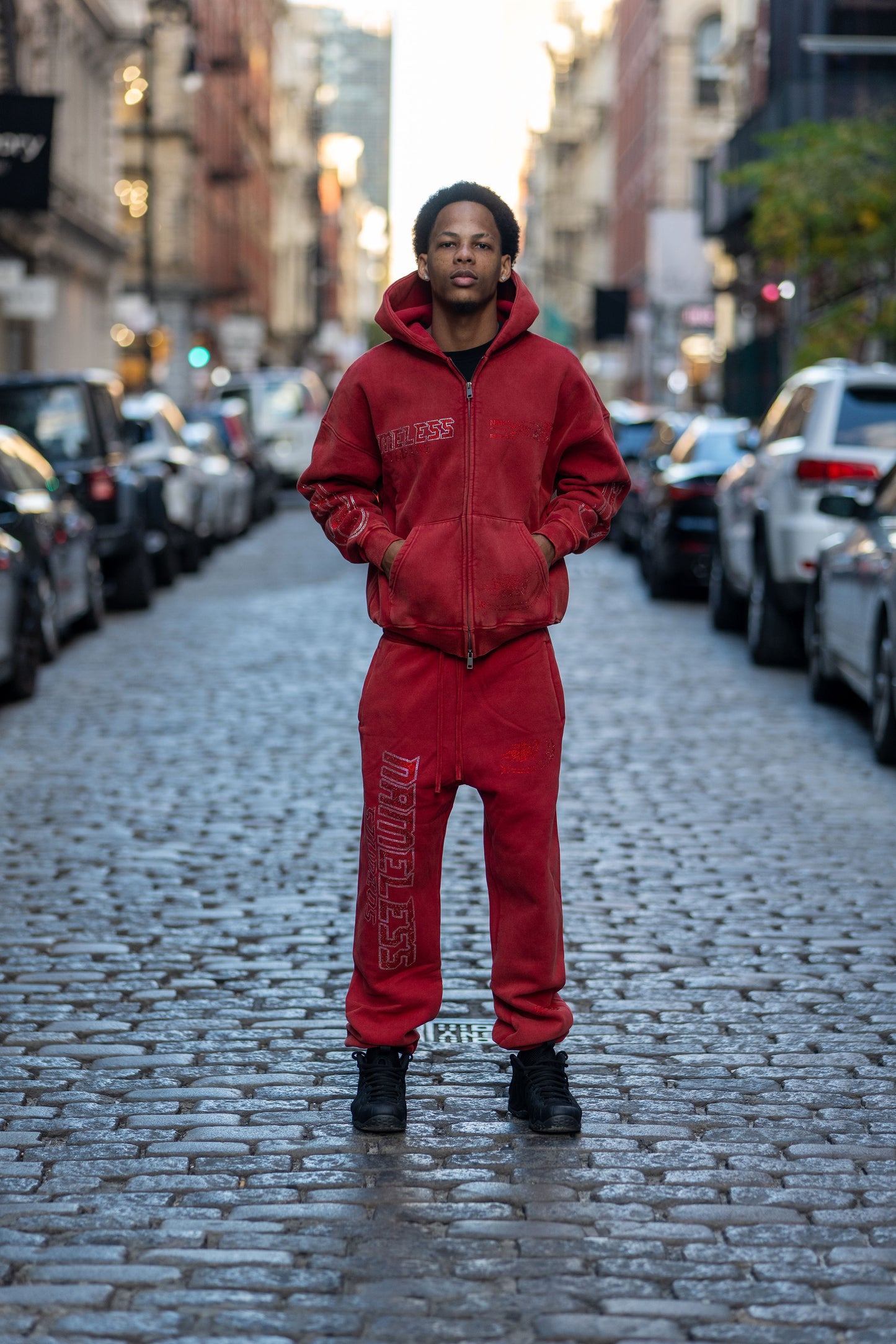 Fire Red Sweatsuit