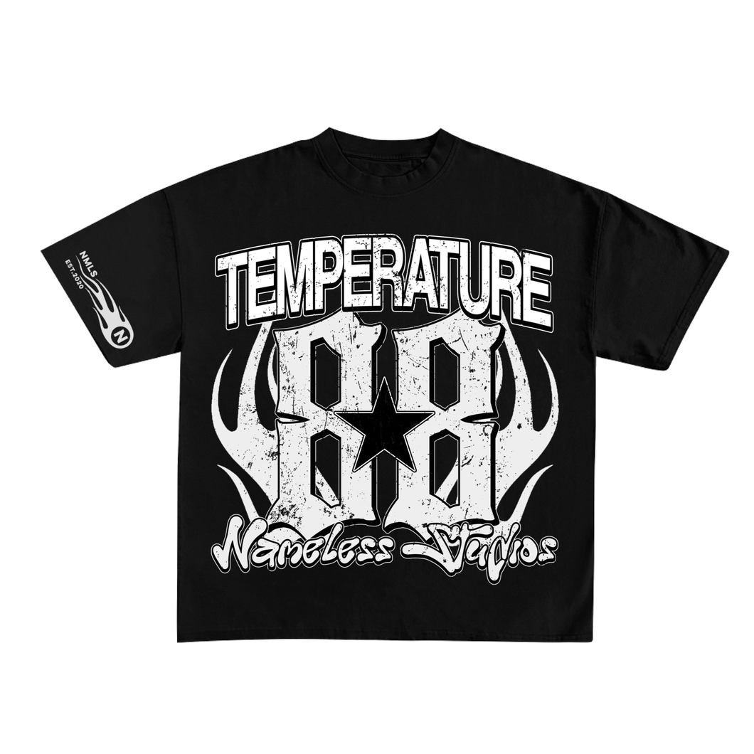 Black Temperature Tee