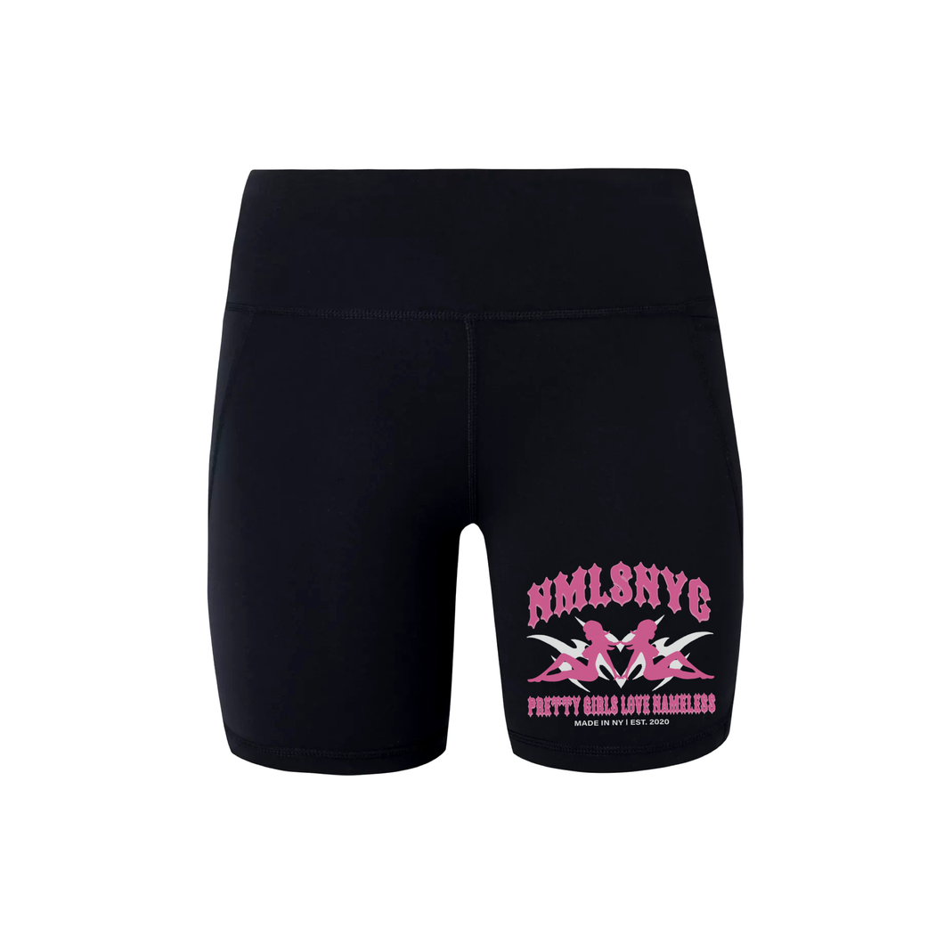 Pretty Girls Love Nameless Biker Shorts